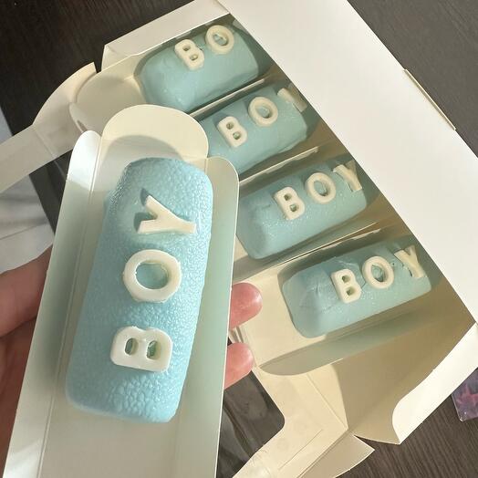 Голубые сырки в стиле гендер пати😍