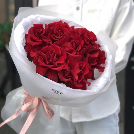 🌺🌺🌺Моно букет из красных роз сорта «Эксплорер»