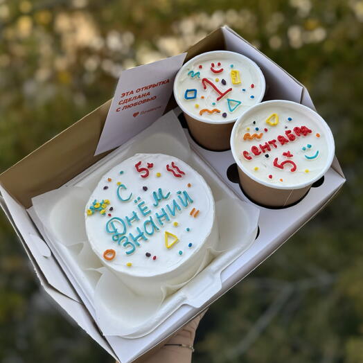 Торт + 2 cake go на 1 сентября на День знаний