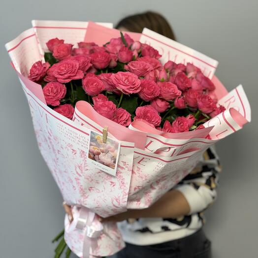 15 кустовых роз
