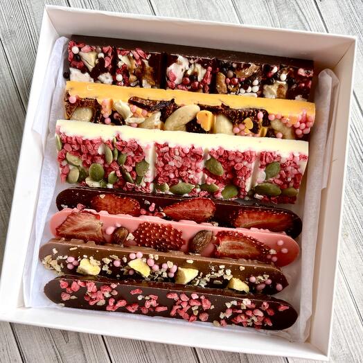 Набор шоколадных батончиков 5 вкусов шоколада