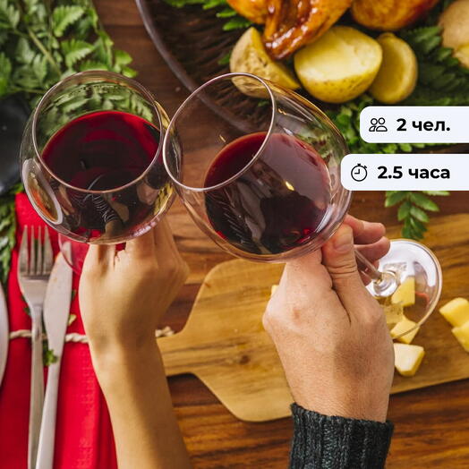 Атмосферный вечер. Ужин с сомелье