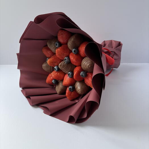 Букет из клубники в шоколаде «Блаженство»