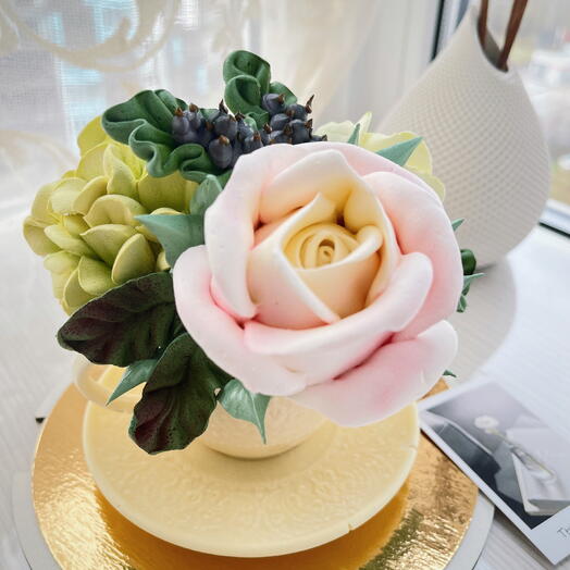 Шоколадная чайная пара с зефирным букетом