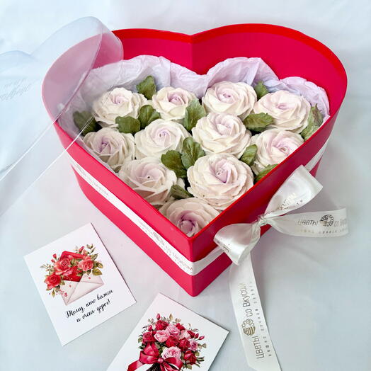 Розы из зефира мондиаль