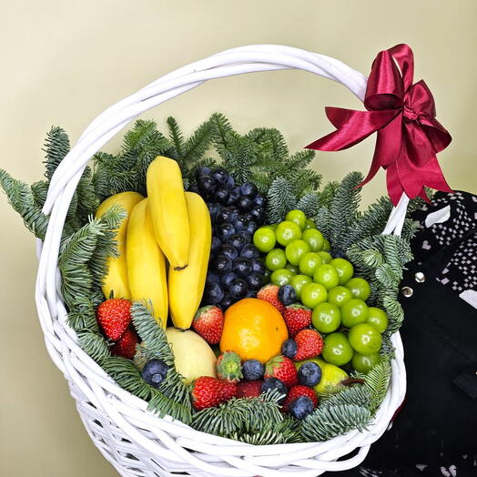 Фруктовая корзина "Новогодняя"