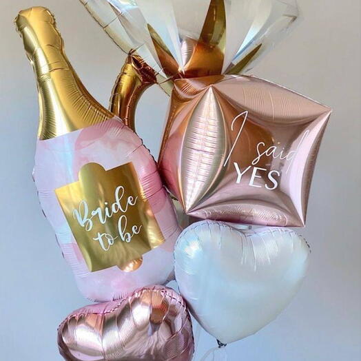 I Said Yes, Darling — 6 Helium Balloons