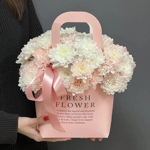 Хризантема в сумочке 🌸