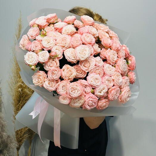 19 кустовая пионовидная роза