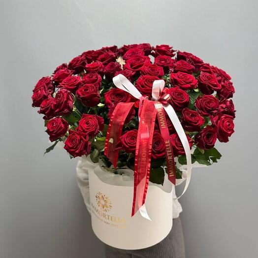 55 одноголовых роз