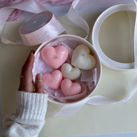 Свечи набор Валентинок