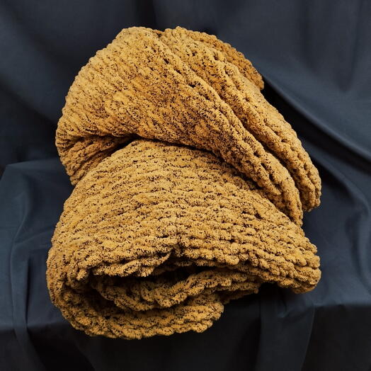 Плед карамельный для неё 160*190