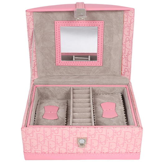 Шкатулка для украшений розовая 16х11,5х9см Арт: ШКТ347