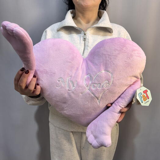Мягкая игрушка сердце с ручками
«МY LOVE🥰