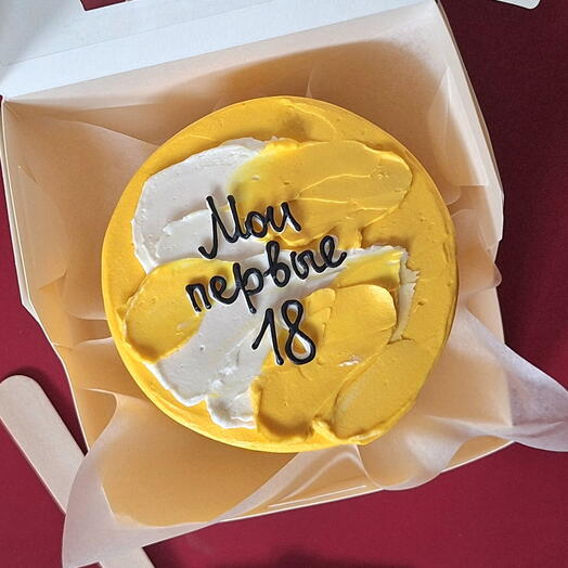 Бенто-торт мои первые 18 на день рождения