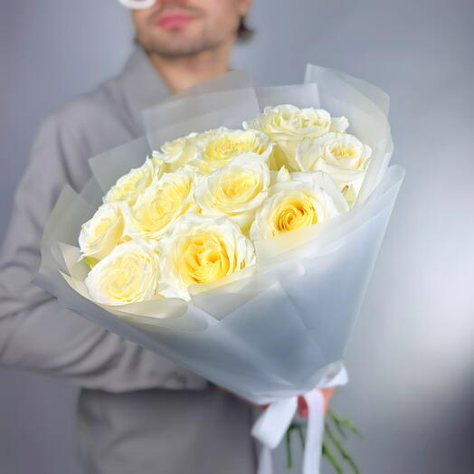 Букет роза Кэндллайт (Candlelight) 11 шт