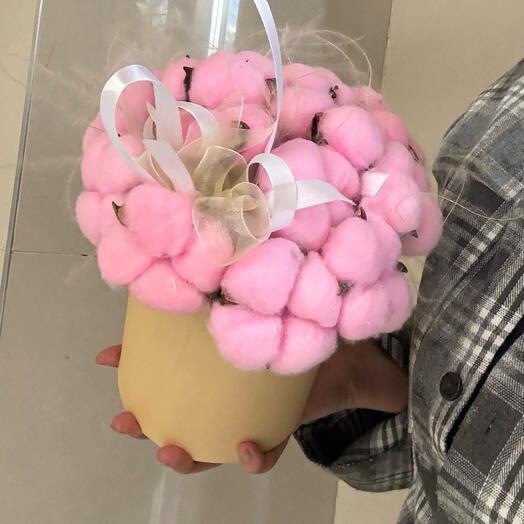 Хлопок розовый