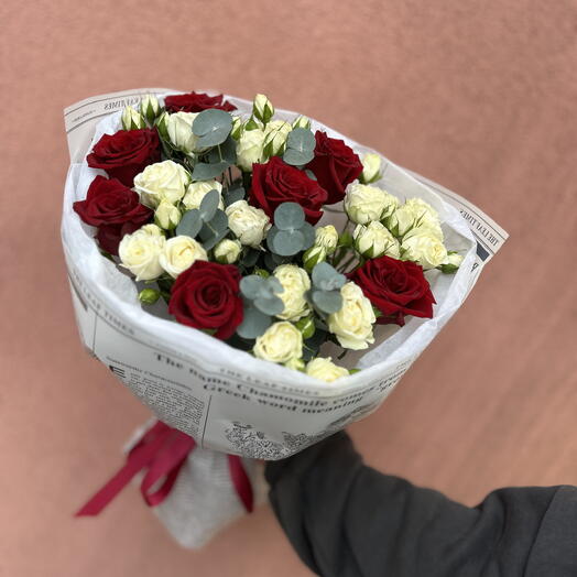 Букет классика с розами
