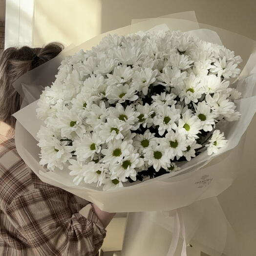 Букет из ромашковой хризантемы 🌸🌼