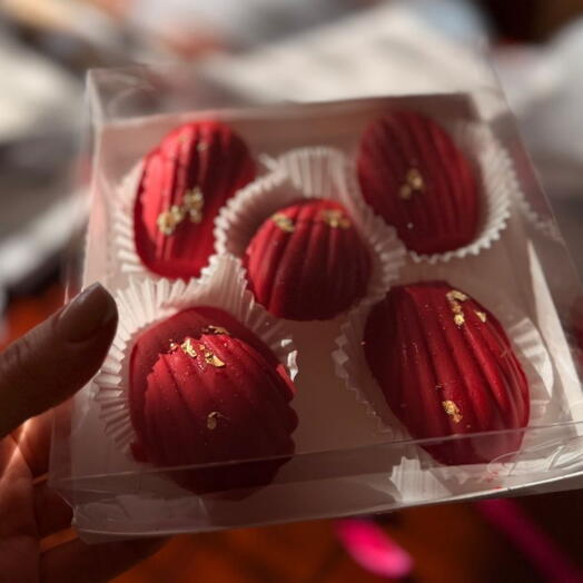 Chocolate covered Madelenies