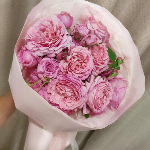 Большой букет роз "Шанель ля Грас"