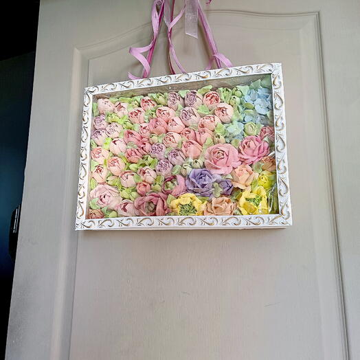 Набор зефира картина Летние цветы