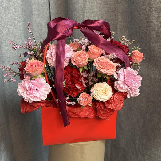 Сумочка в красном 🌹