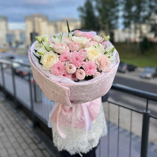 Букет в кружеве