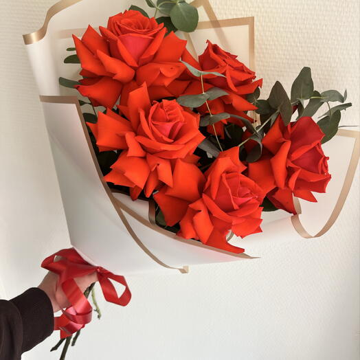 Букет из 5 французских роз