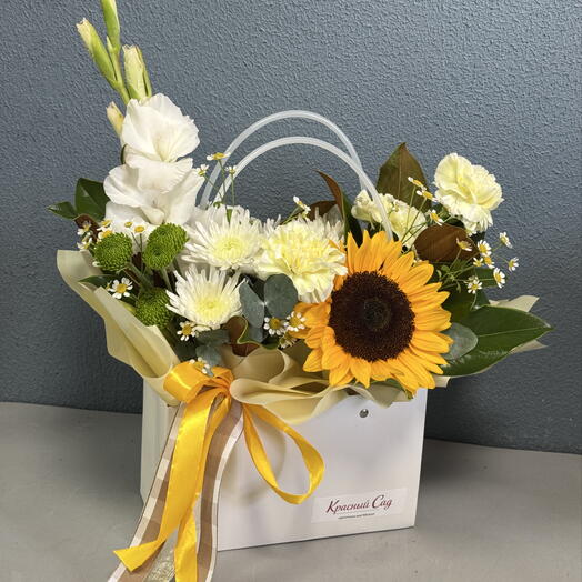 Сумочка с подсолнухом 🌻