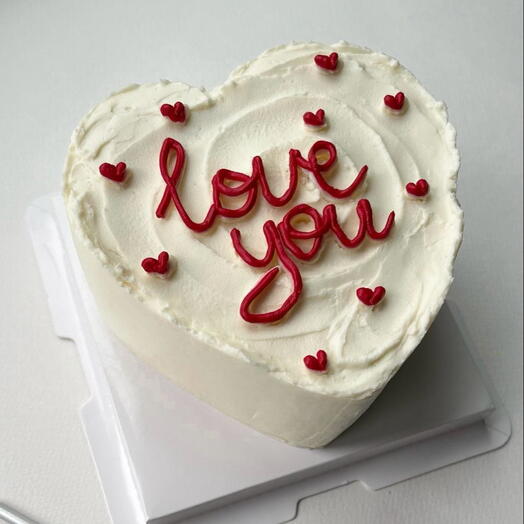 Бенто - торт МАКСИ сердце «Love you»