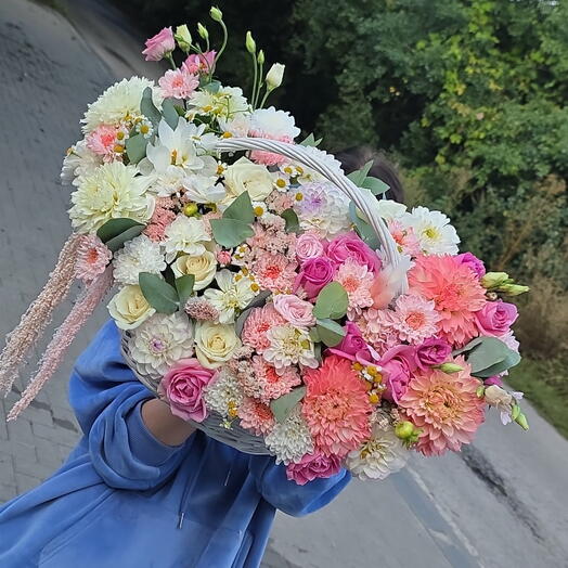 Нежная корзина микс