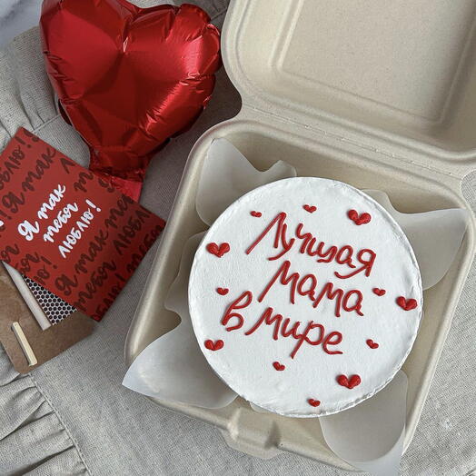 Бенто - торт в подарок маме «Лучшая мама в мире»