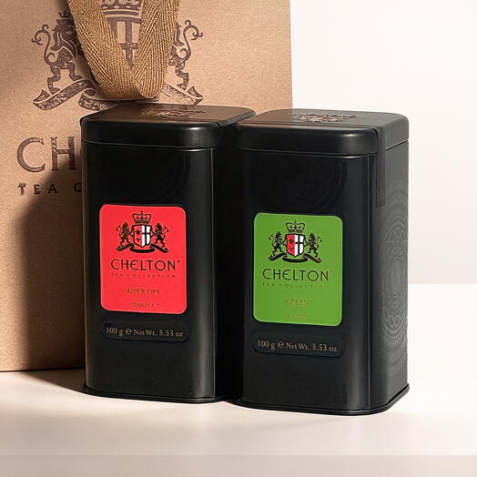 Чайный дуэт черного и зеленого чая Chelton, 200 г