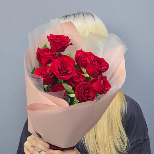 Букет из 11 красных роз 🌹