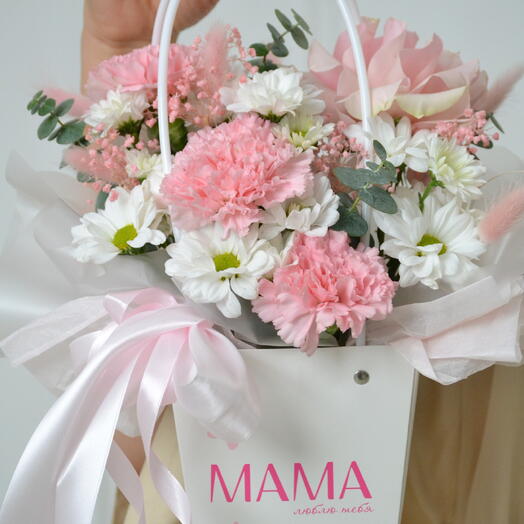 Цветочная композиция для мамы 💞
