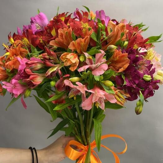 Букет з альстромерії