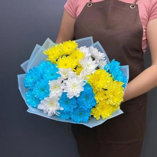 Bouquet of 7 chrysanthemums
