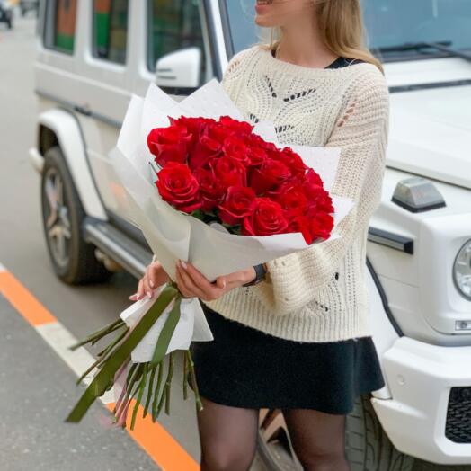 Букет из 25 Красных Роз