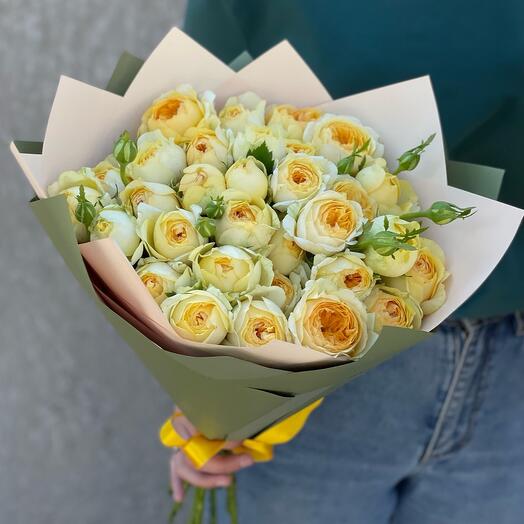 Ramo de 11 rosas de arbusto Silva Sunny