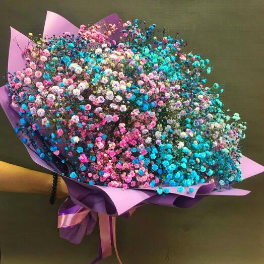 Bouquet of gypsophila