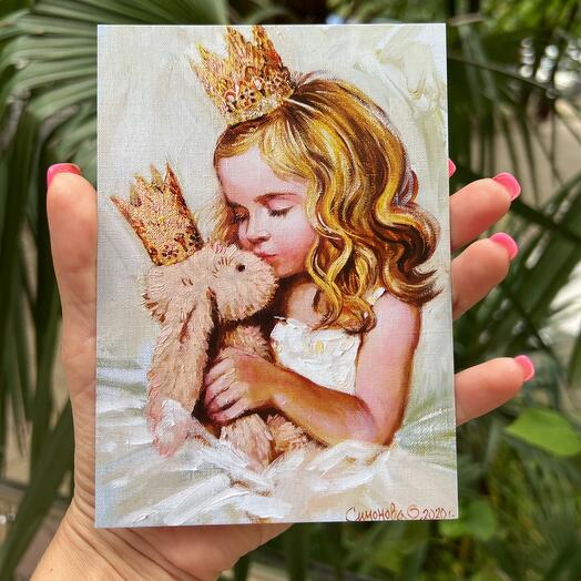 Tarjeta para la princesa