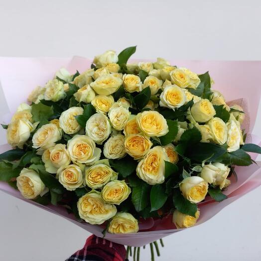 Букет из 11 кустовых роз️💛