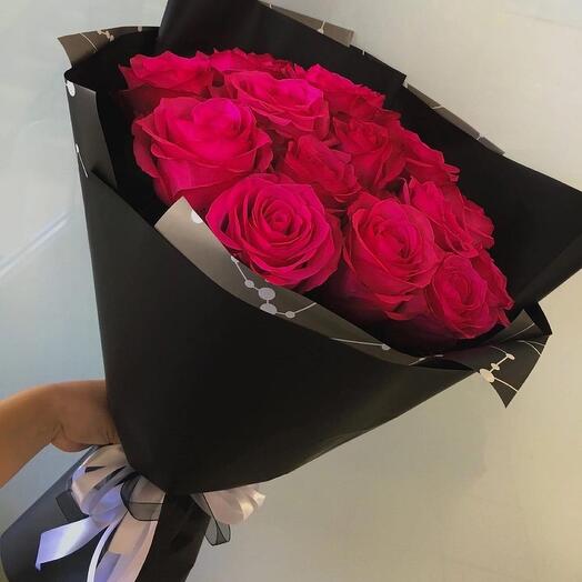 Ramo de rosas rojas