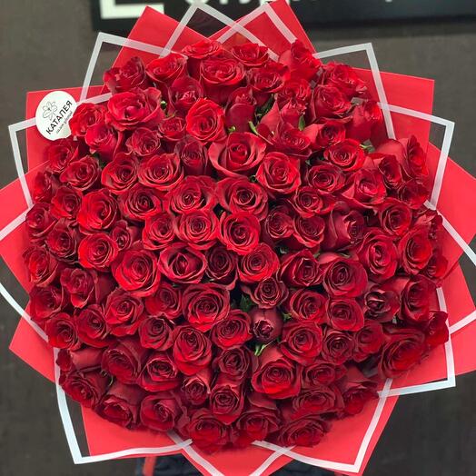 101 Imported roses
