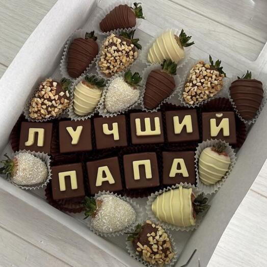 Клубника в Бельгийском шоколаде папе