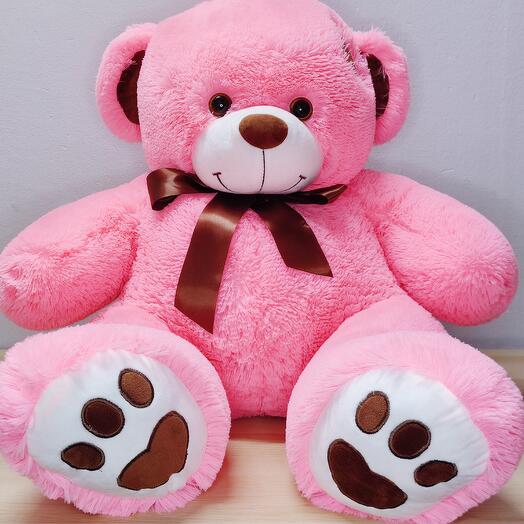 Big teddy bear 110cm pink Tony