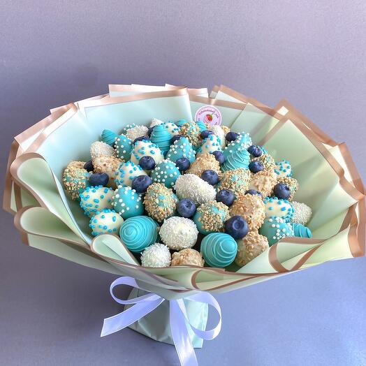 Bouquet fresa en chocolate talla L