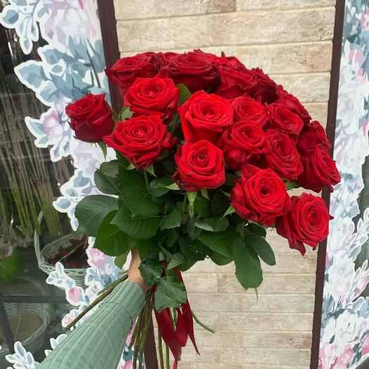 Красные розы 21