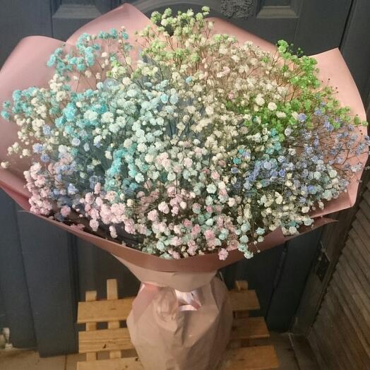 Bouquet of gypsophila